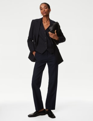 

Womens Autograph Hose mit geradem Bein und Wollanteil - Dark Navy, Dark Navy