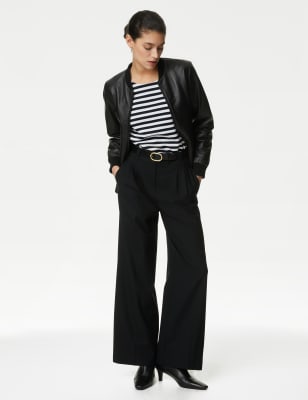 Wide fit trousers | Women | Marks and Spencer CA