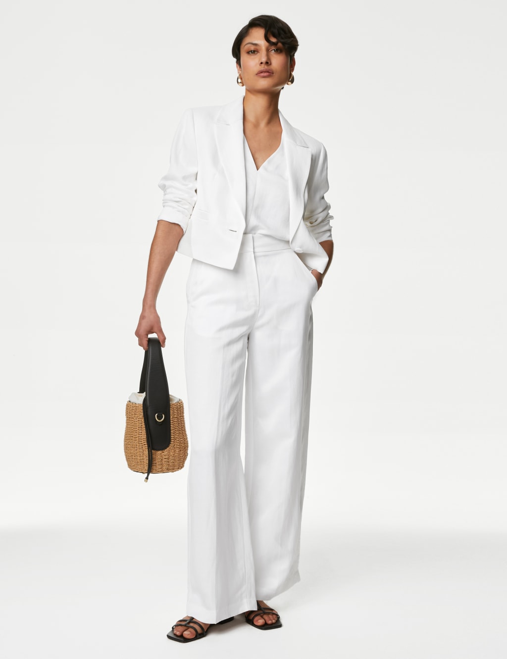 MSCH Wide Leg Relaxed Trouser