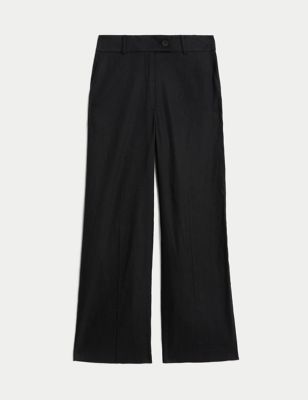High Waisted Black Trousers