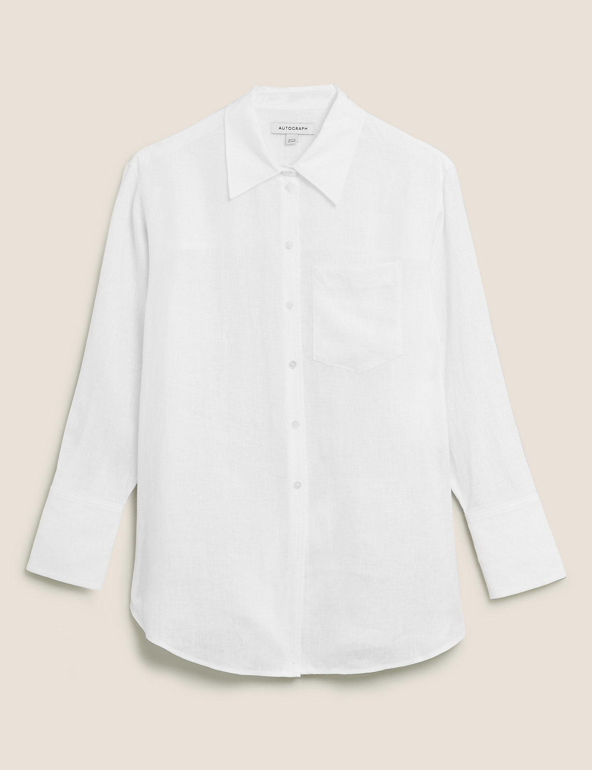 Pure Irish Linen Long Sleeve Shirt