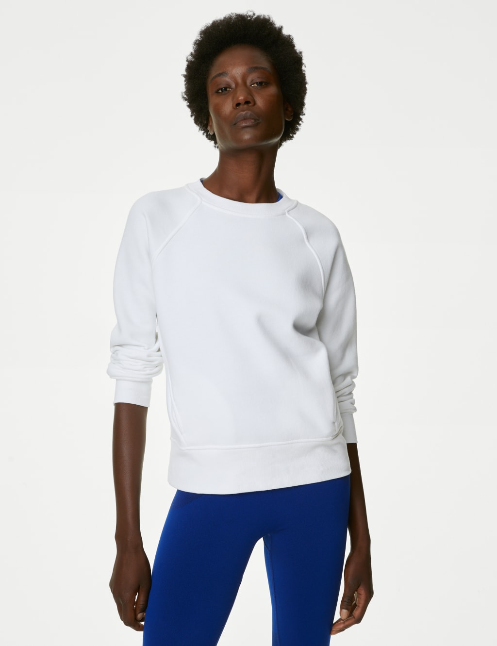 Cotton Rich Crew Neck Sweatshirt image 1