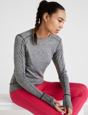 Performance-top met lange mouwen