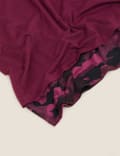 Scoop Neck Double Layer Long Sleeve Top