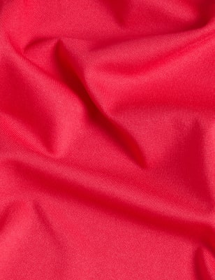

GOODMOVE Camiseta de manga corta con escote abiertoWomens - Bright Red, Bright Red