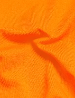 

GOODMOVE Camiseta de manga corta con escote abiertoWomens - Bright Orange, Bright Orange