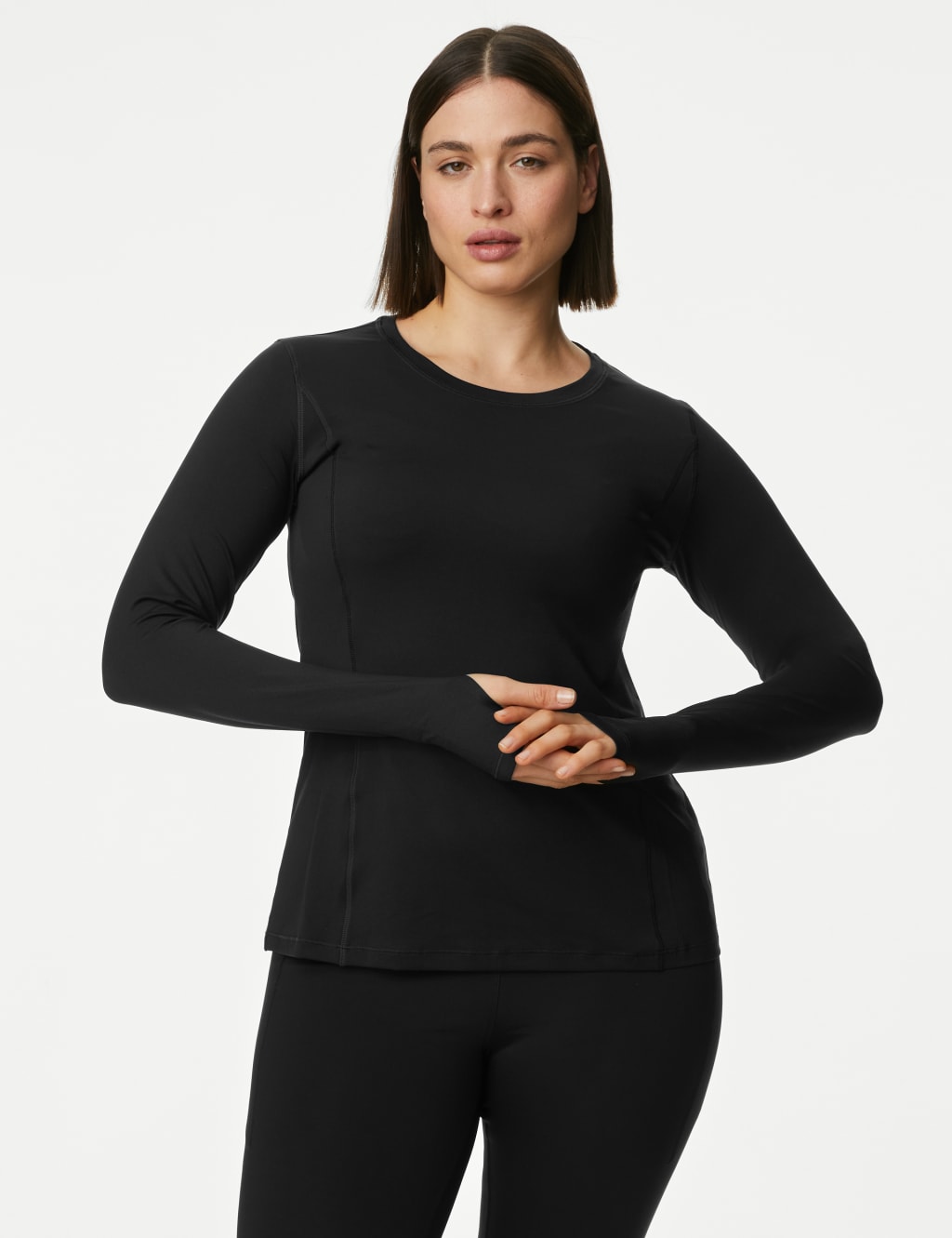 Scoop Neck Long Sleeve Top image 3