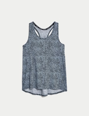 Scoop Neck Relaxed Sleeveless Yoga Top