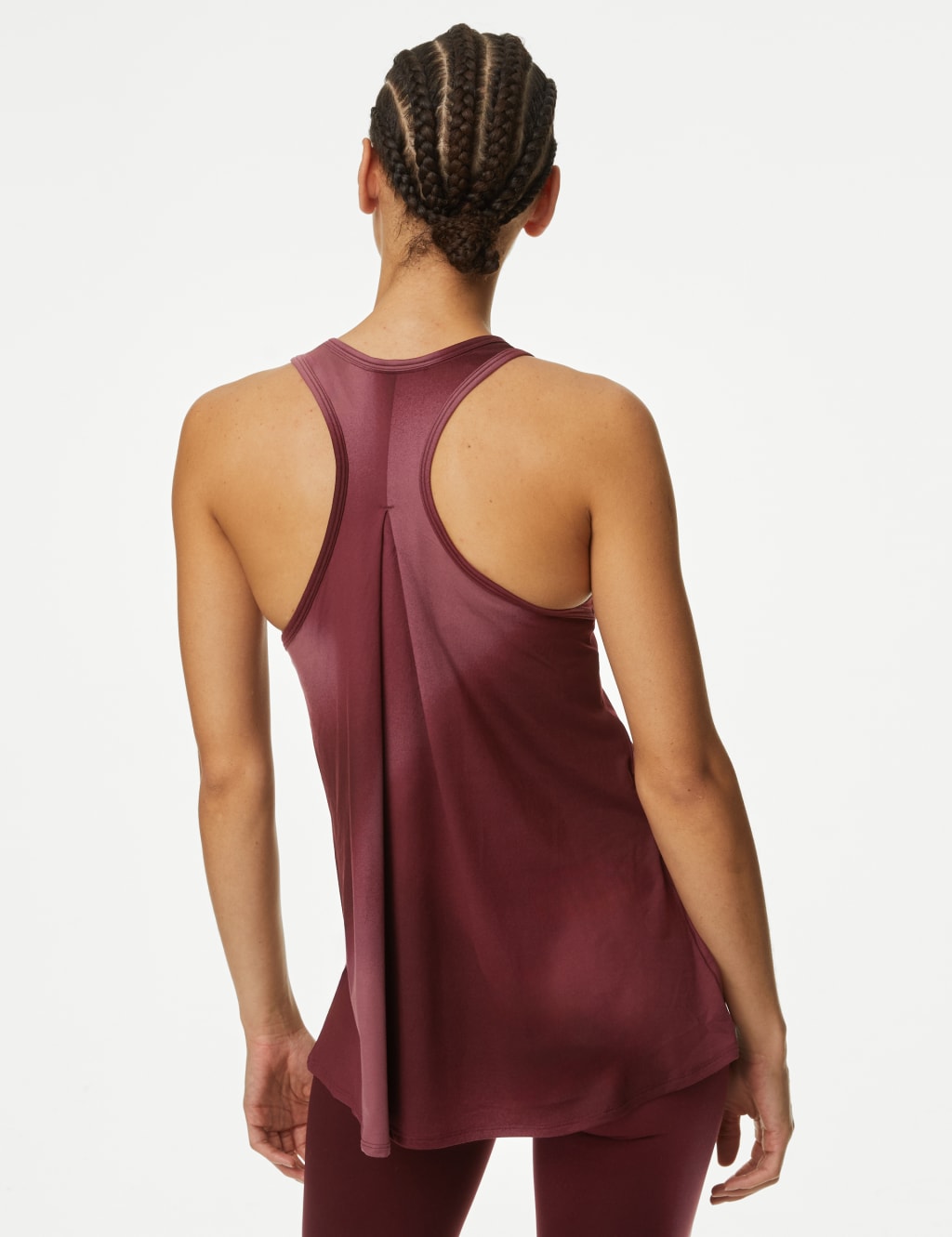Scoop Neck Relaxed Sleeveless Yoga Top image 5