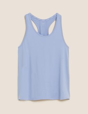 M&S Goodmove Womens Scoop Neck Relaxed Sleeveless Yoga Top