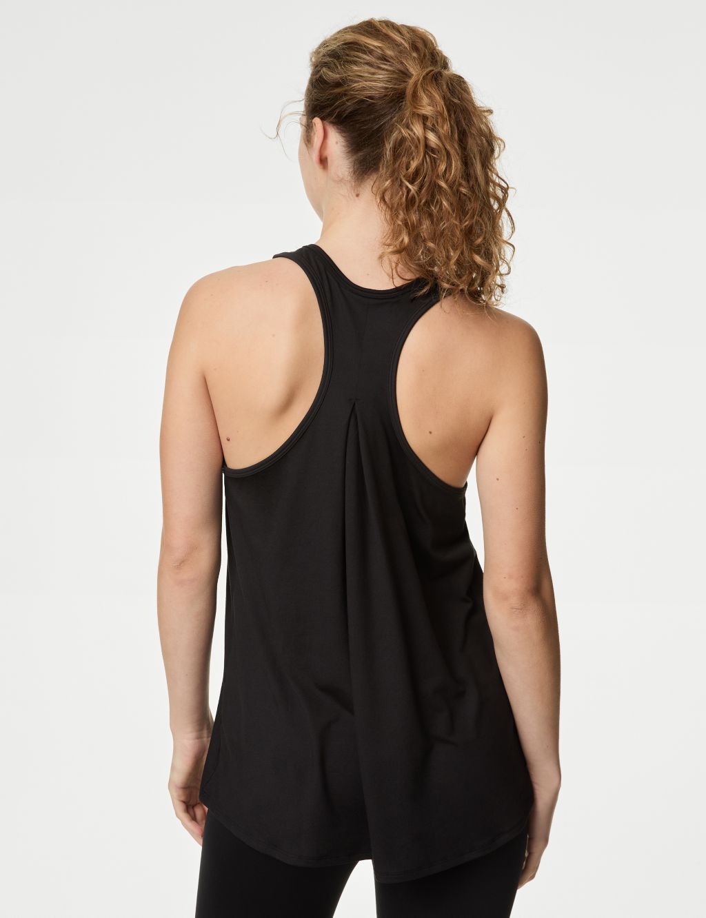 Scoop Neck Relaxed Sleeveless Yoga Top image 4