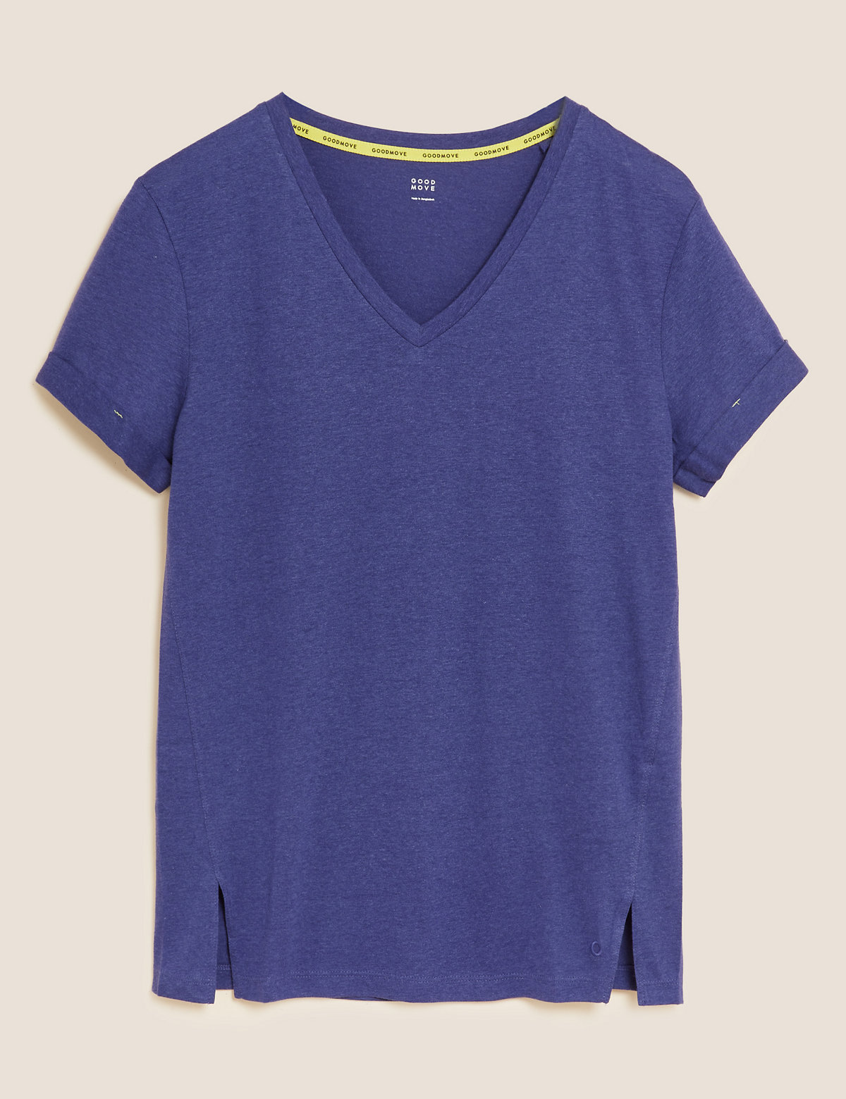 Cotton V-Neck Relaxed T-Shirt