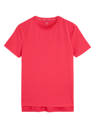 

Womens GOODMOVE T-Shirt mit Mesh-Detail auf der Rückseite und U-Ausschnitt - Bright Red, Bright Red