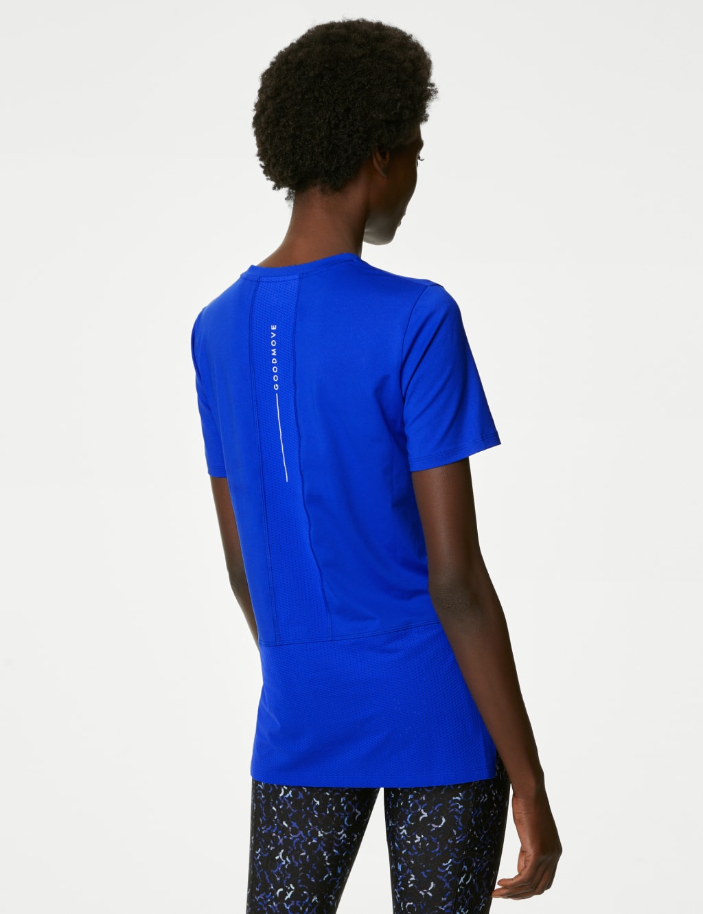 Scoop Neck Mesh Back T-Shirt image 5