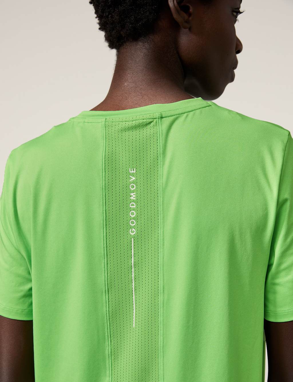 Scoop Neck Mesh Back T-Shirt image 5