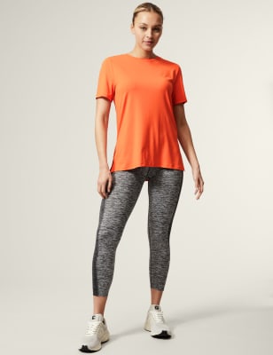 

Goodmove Camiseta con espalda de malla con escote abiertoWomens - Tangerine, Tangerine