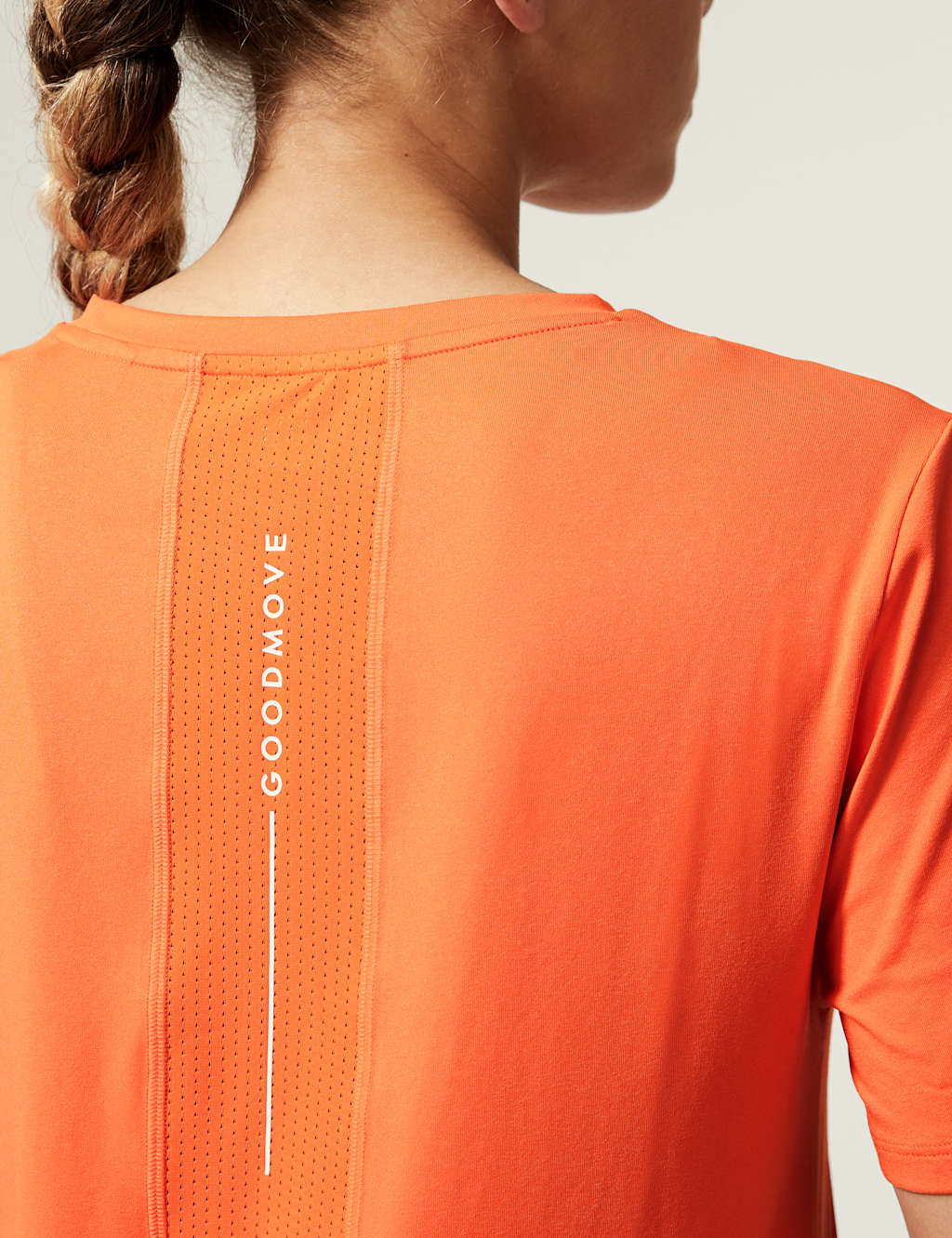Scoop Neck Mesh Back T-Shirt image 3