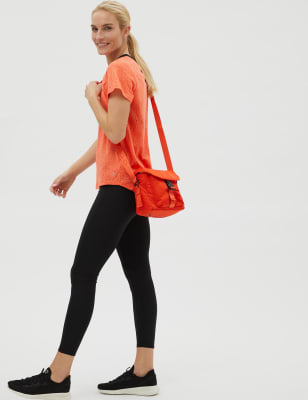 

Womens GOODMOVE Lightweight Scoop Neck Relaxed T-Shirt - Bright Orange, Bright Orange