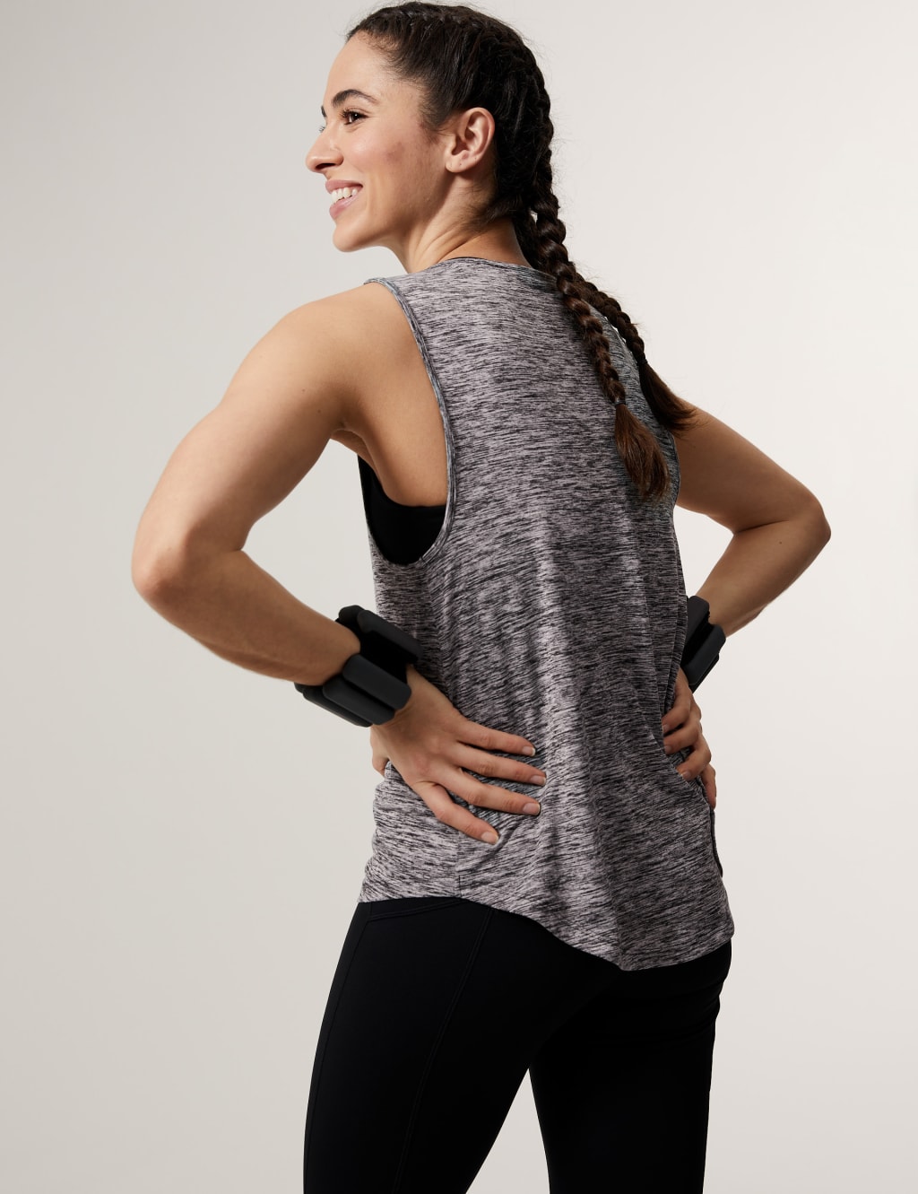 Scoop Neck Relaxed Vest Top image 4
