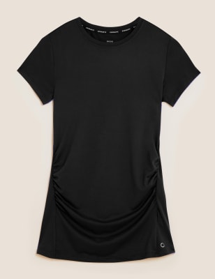 

Womens GOODMOVE Maternity Scoop Neck T-Shirt - Black, Black