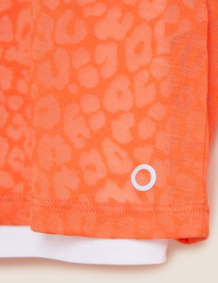 

Womens GOODMOVE Lightweight Double Layer Long Sleeve Top - Bright Orange, Bright Orange