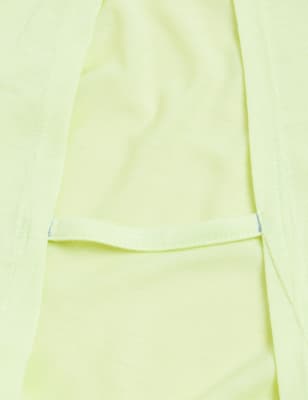 

GOODMOVE Top sin mangas informal con escote cerradoWomens - Light Citrus, Light Citrus