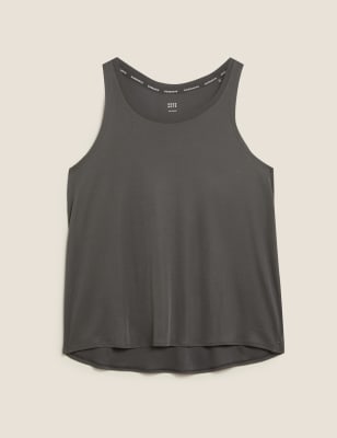 

Womens GOODMOVE Modal Rich Textured Scoop Neck Vest Top - Dark Graphite, Dark Graphite