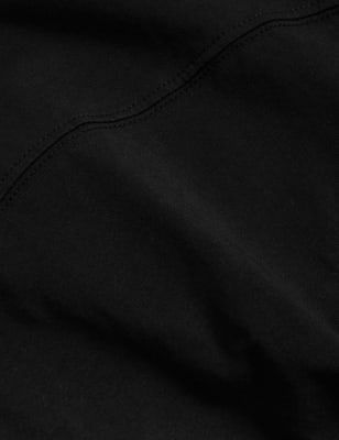 

Womens GOODMOVE Pure Cotton Oversized Cropped T-Shirt - Black, Black