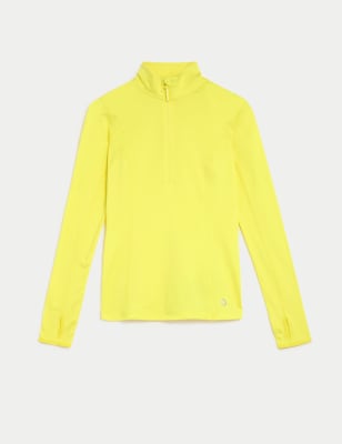 Funnel Neck Half Zip Running Top