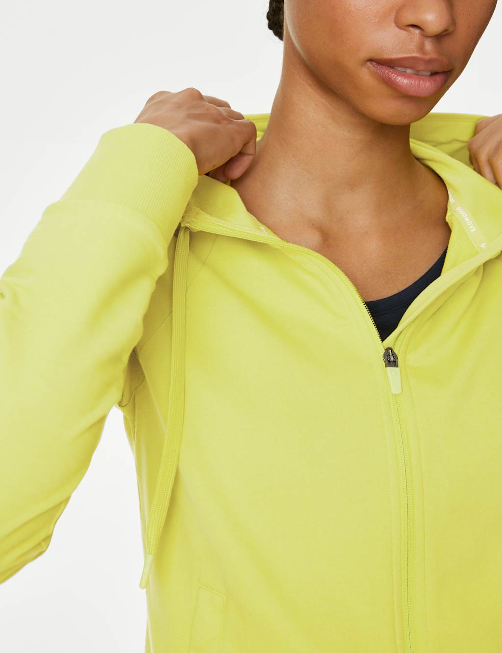 Cotton Rich Zip Up Hoodie image 4