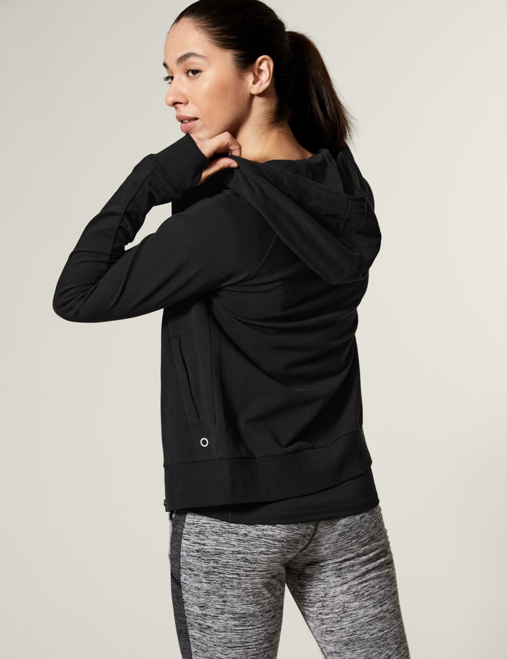 Cotton Rich Zip Up Hoodie image 4