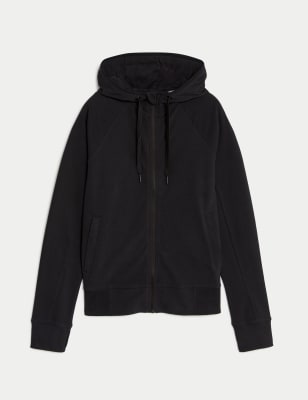 

Womens Goodmove Cotton Rich Zip Up Hoodie - Black, Black