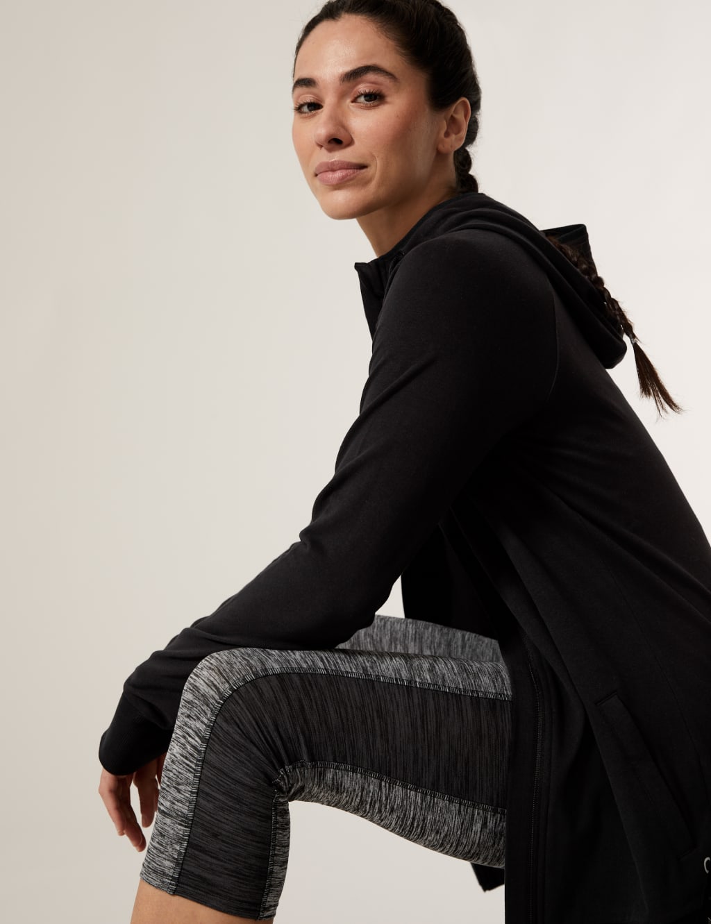 Cotton Rich Longline Hoodie image 1