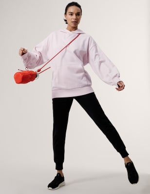 

Womens GOODMOVE Extragroßer Langarm-Hoodie aus reiner Baumwolle - Light Pink, Light Pink