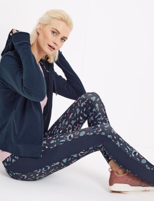 Katoenrijk capuchonvest met ritssluiting