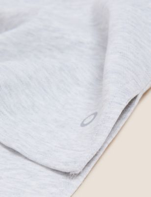 M&S Goodmove Womens Cotton Rich Funnel Neck Oversized Sweatshirt