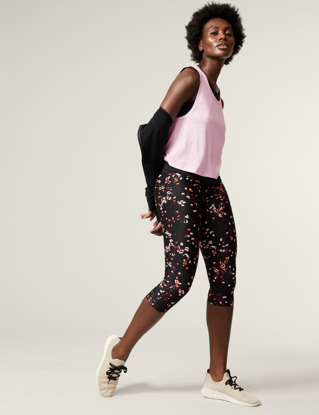 Scoop Neck 2-in-1 Sleeveless Vest Top image 2