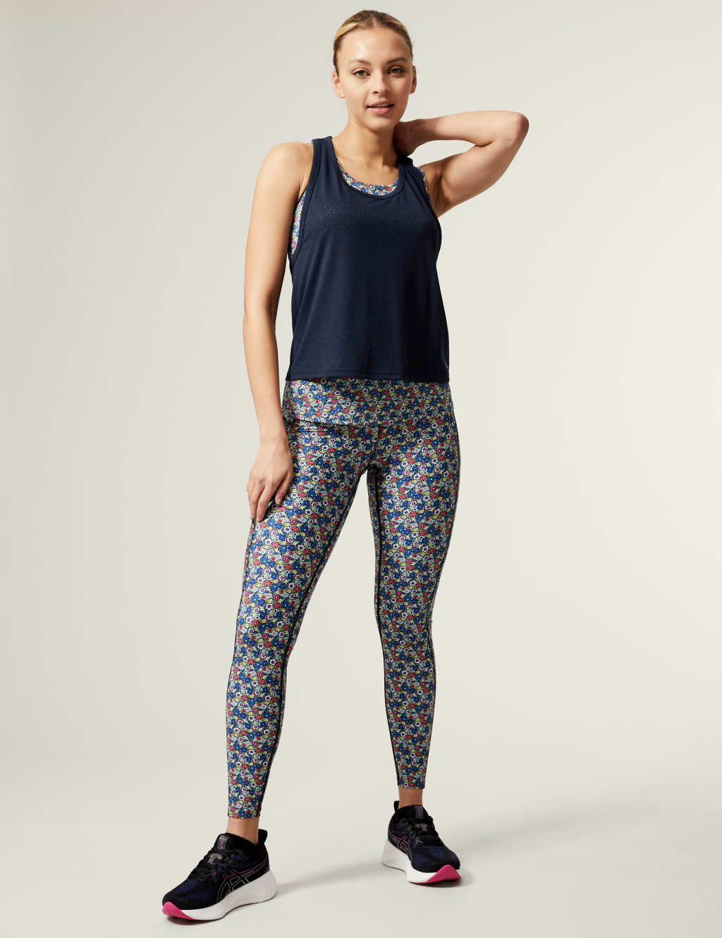 Printed 2-in-1 Vest Top image 2