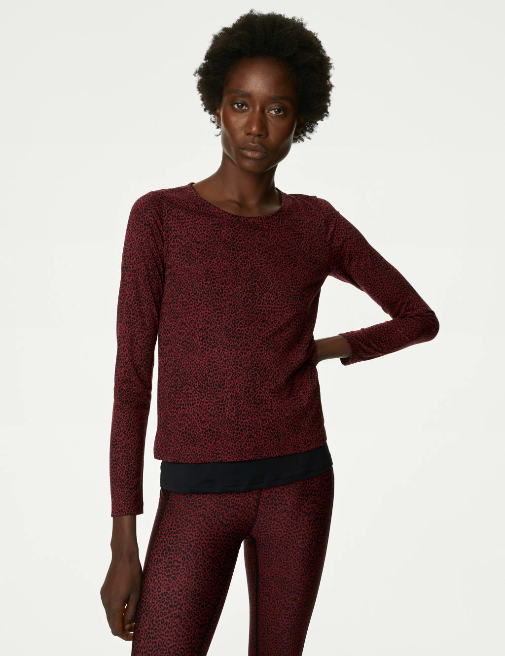 Scoop Neck 2-in-1 Long Sleeve Top image 5