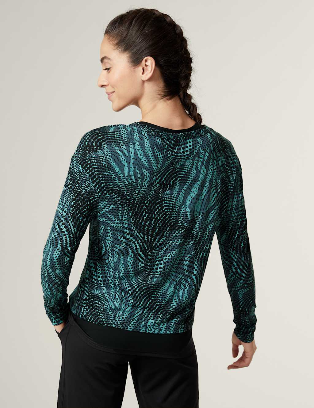 Scoop Neck 2-in-1 Long Sleeve Top image 6