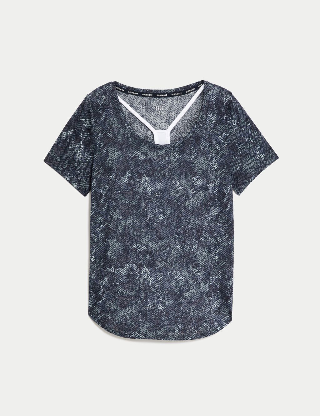Printed Scoop Neck 2-in-1 T-Shirt image 2