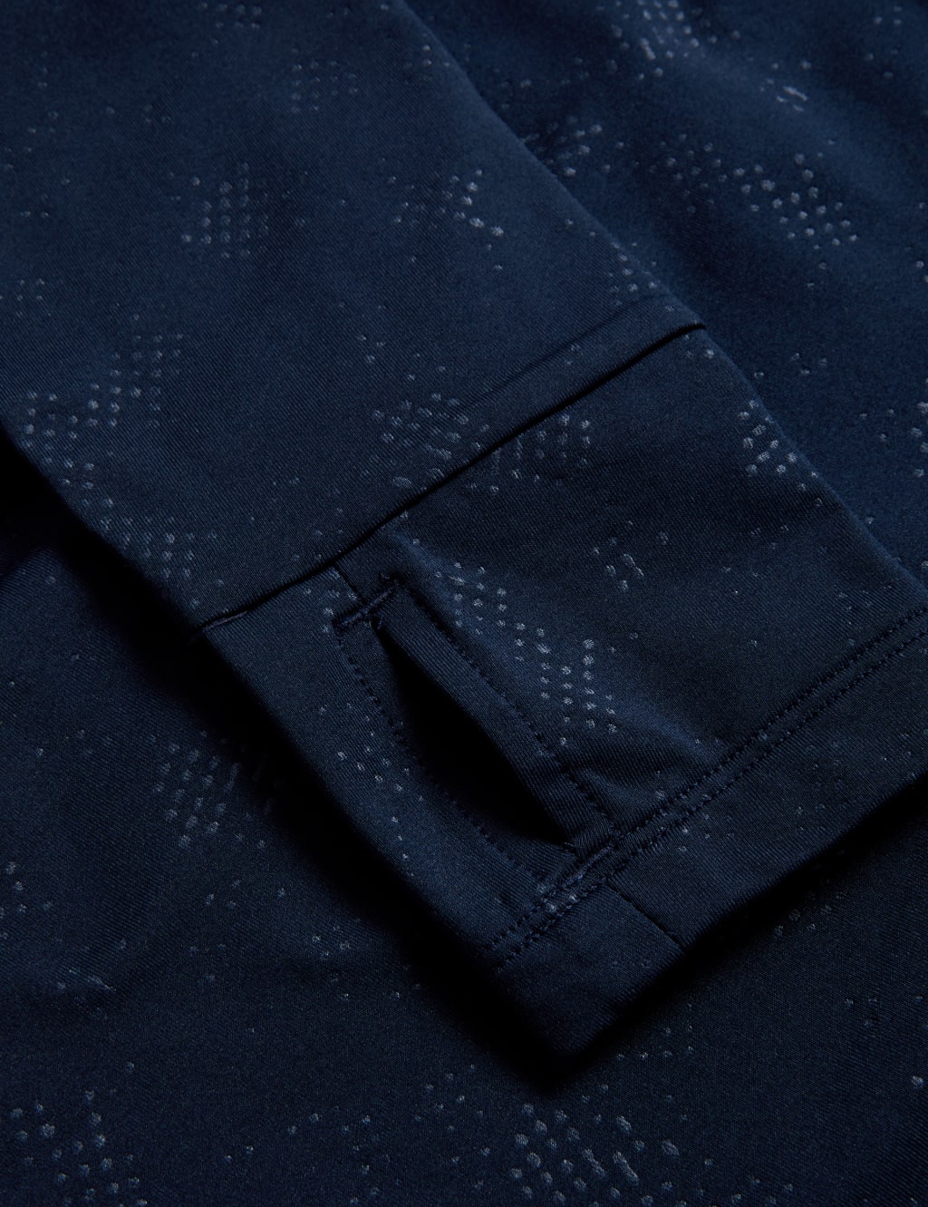 Embossed Funnel Neck Half Zip Running Top image 7