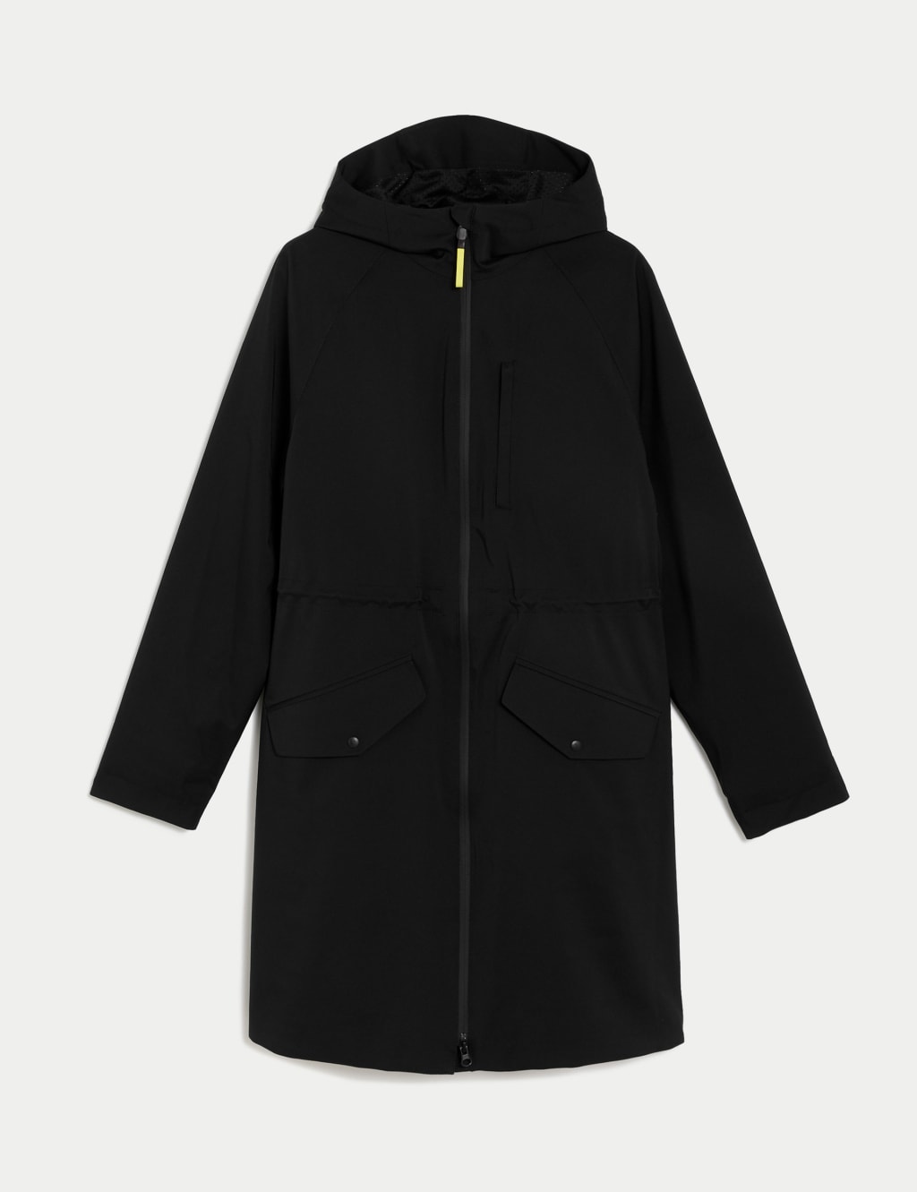 Waterproof Hooded Longline Parka image 2