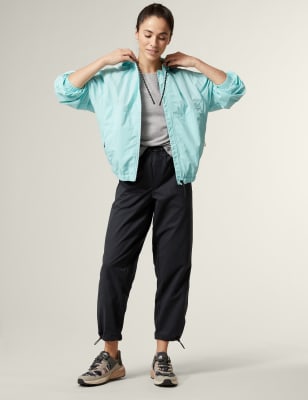 

Womens Goodmove Leichte, zusammenfaltbare Sportjacke mit Kapuze und Stormwear™ - Dusted Aqua, Dusted Aqua