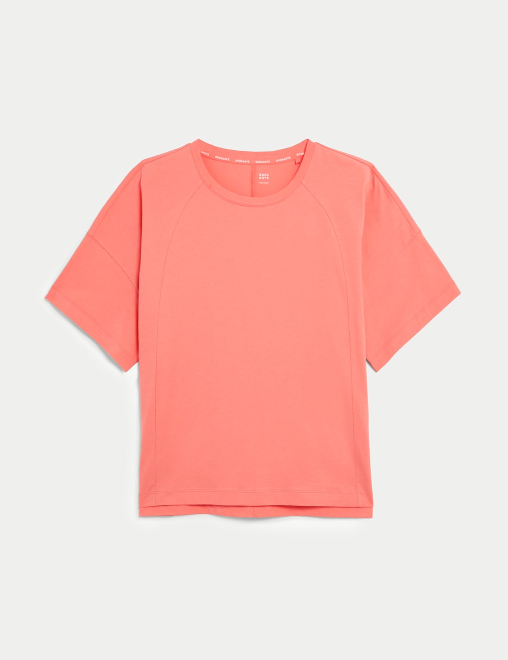 Pure Cotton Scoop Neck Oversized T-Shirt image 1