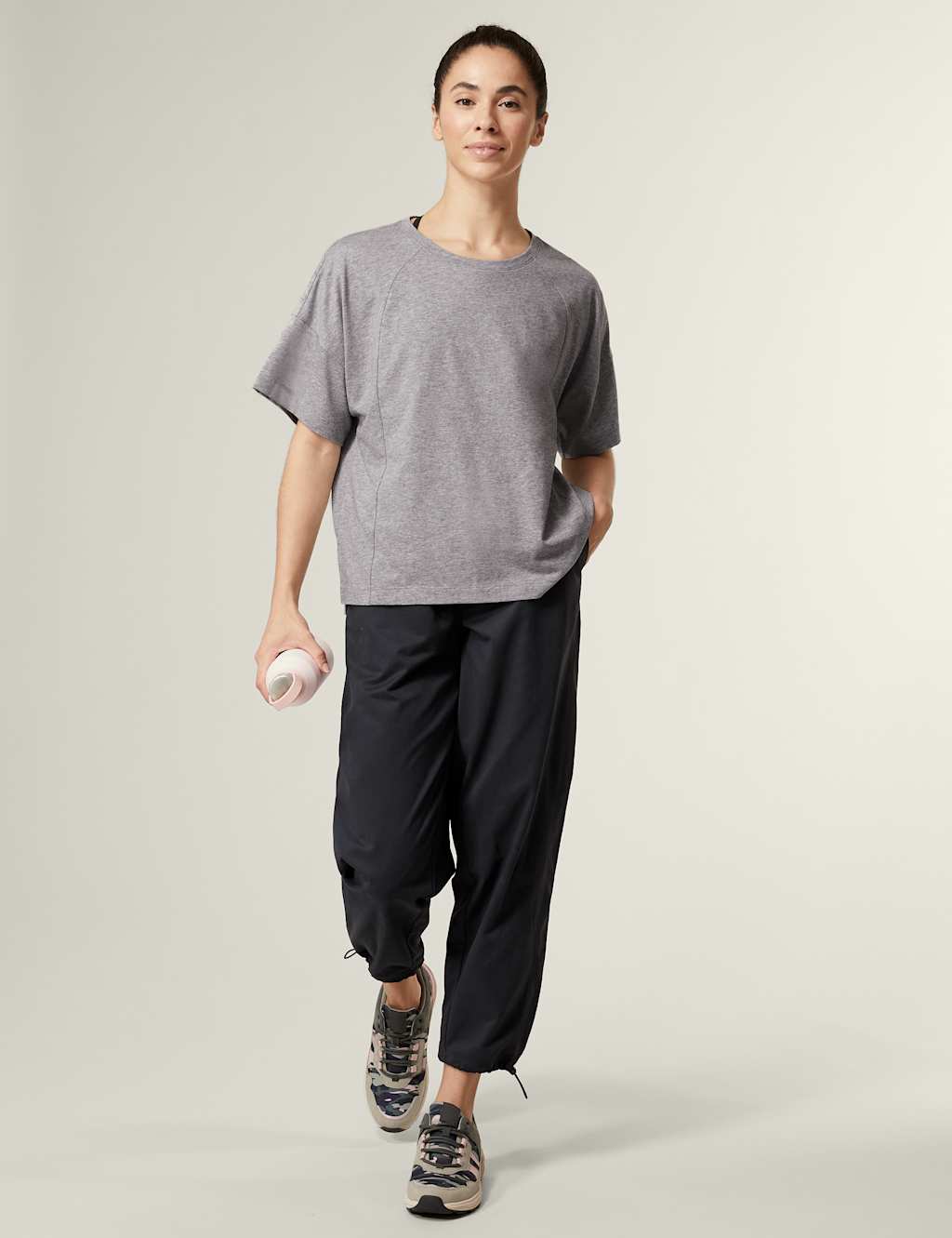 Pure Cotton Scoop Neck Oversized T-Shirt image 2