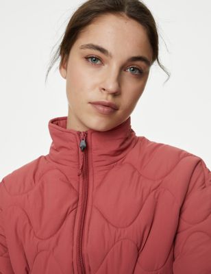 Packaway Quilted Funnel Neck Jacket - NZ