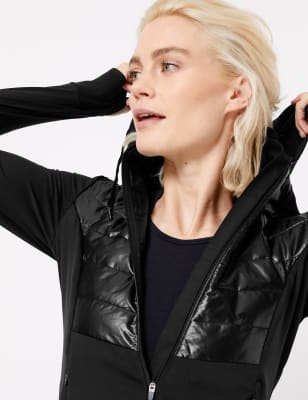 Veste matelass&eacute;e &agrave; capuche