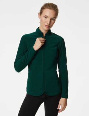 

Womens Goodmove Funnel Neck Fleece - Petrol Green, Petrol Green