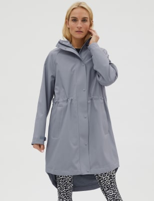 

Womens GOODMOVE Waterproof Hooded Parka - Mid Grey, Mid Grey